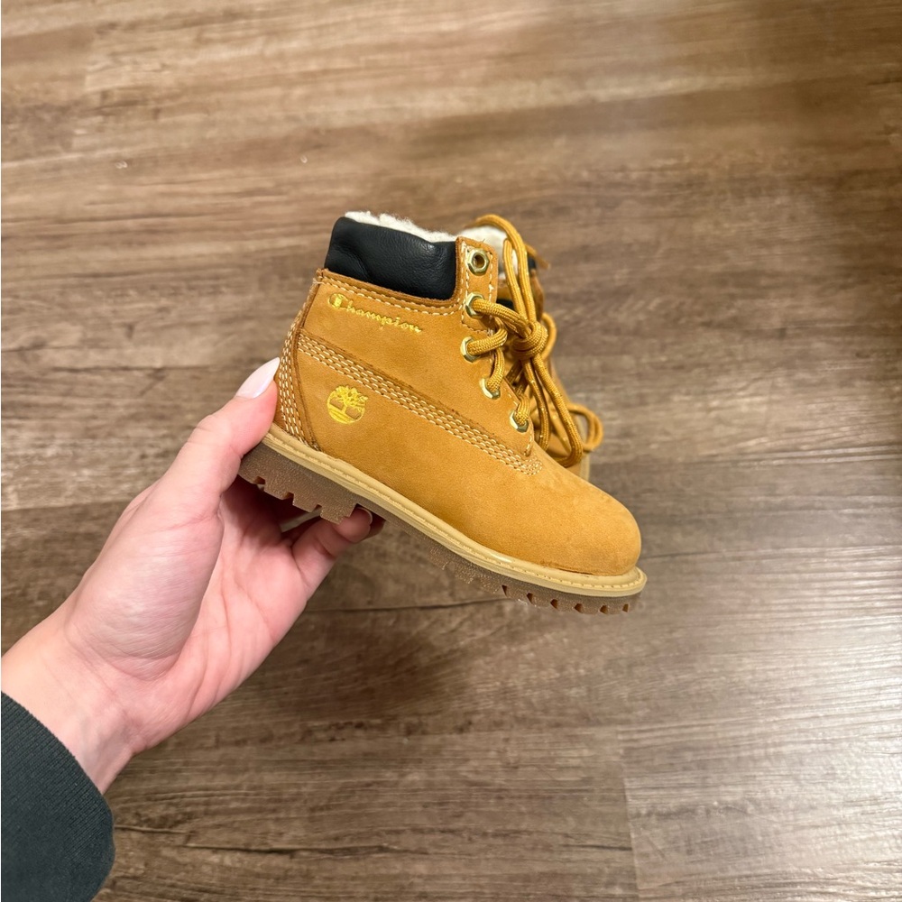 Timberland Kids Brown Lace-Up Boots